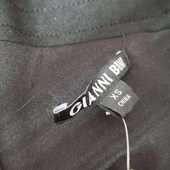 🆕️NWT Gianni Bini Fan Favs Tamara Off-the-Shoulder Sheath Bodycon Black Midi XS - Picture 11 of 16